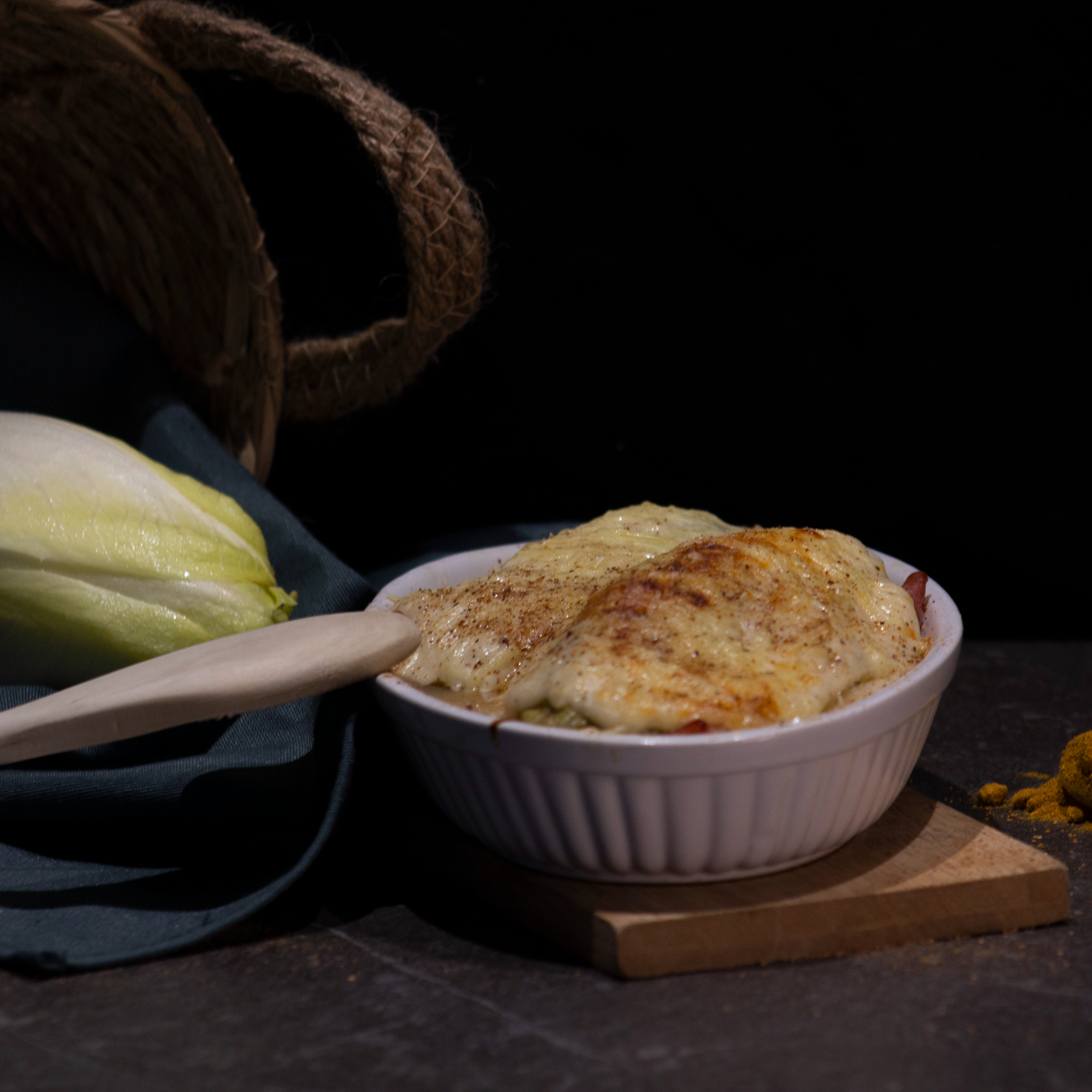 Endives au jambon légères