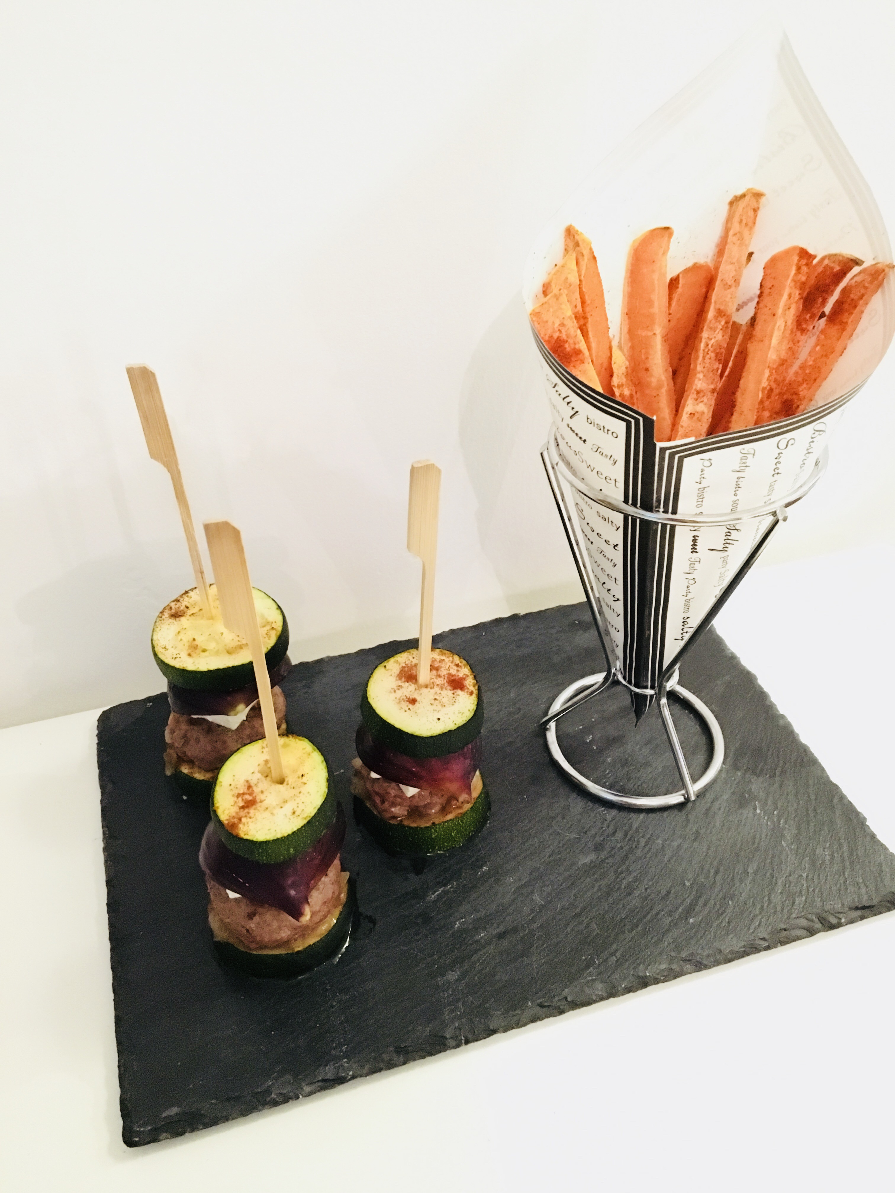 Mini-Burger Figues-Courgettes 