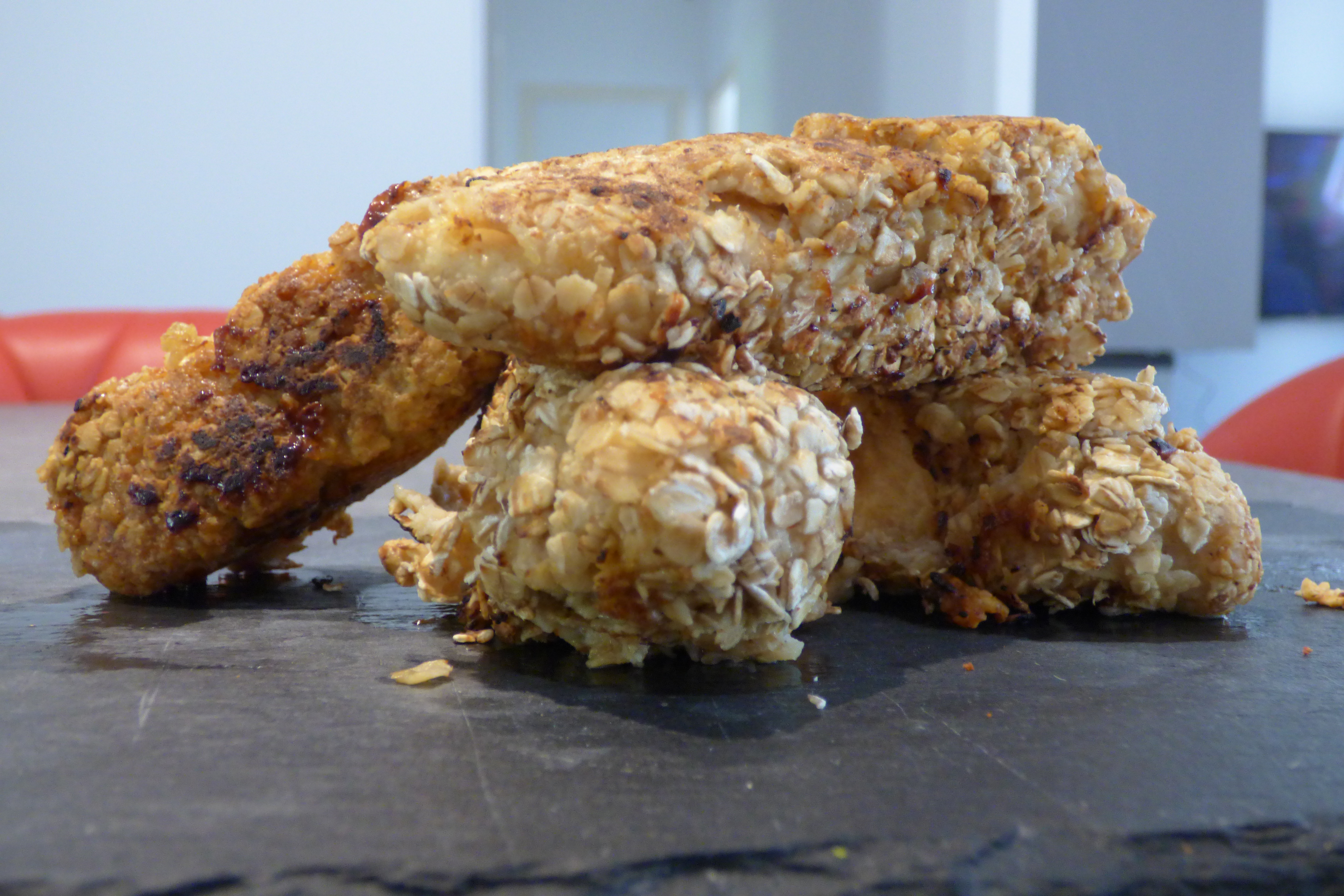 Nuggets de Poulet aux flocons d’avoine