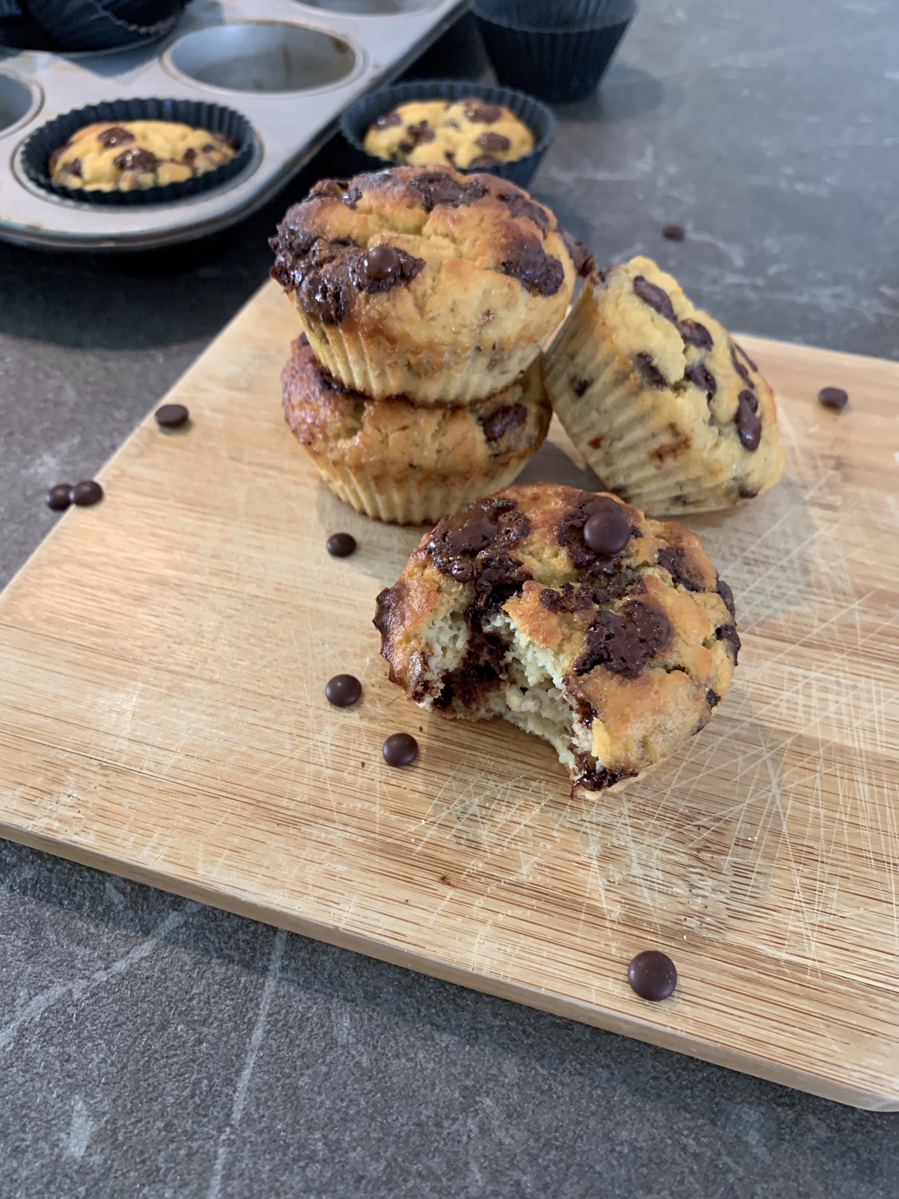 Muffins banane ricotta