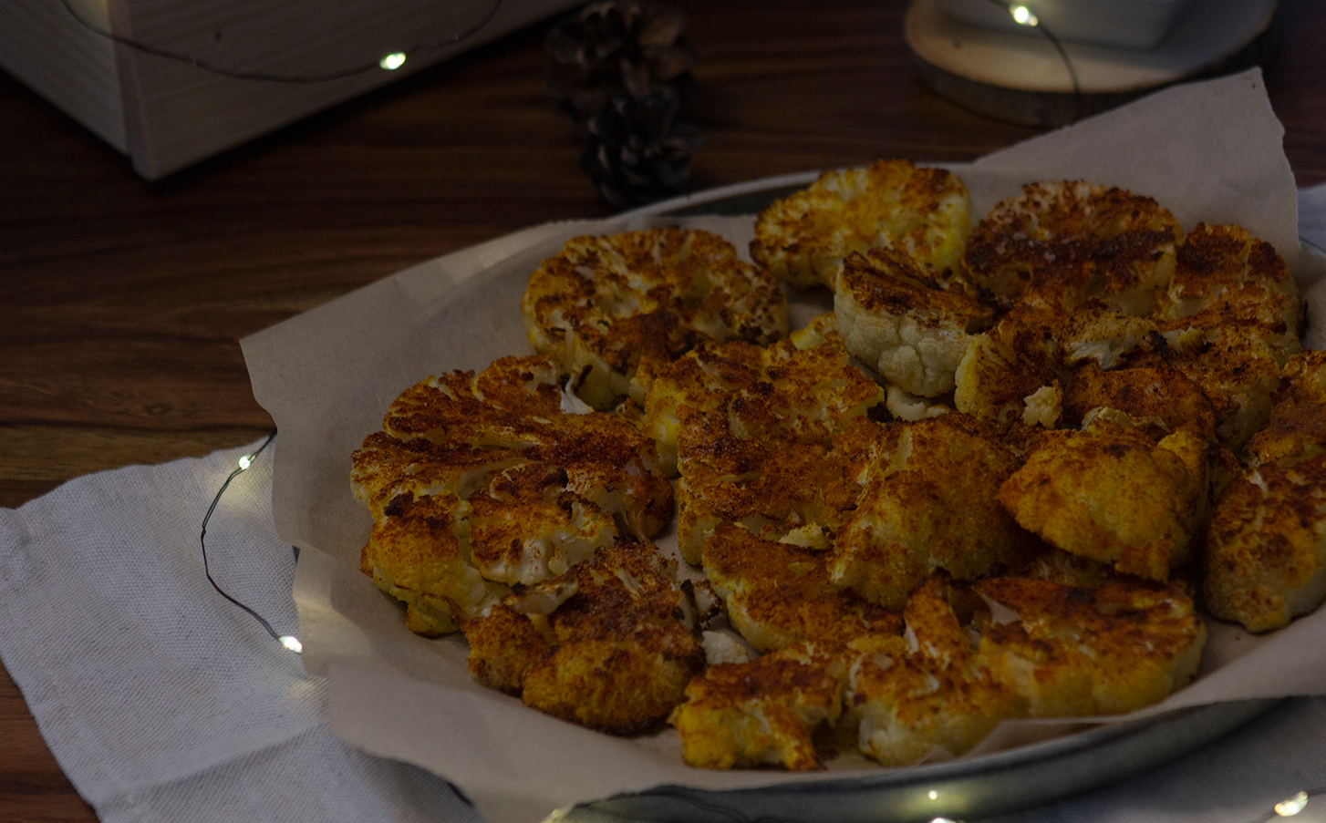 Chou fleur rôti au four