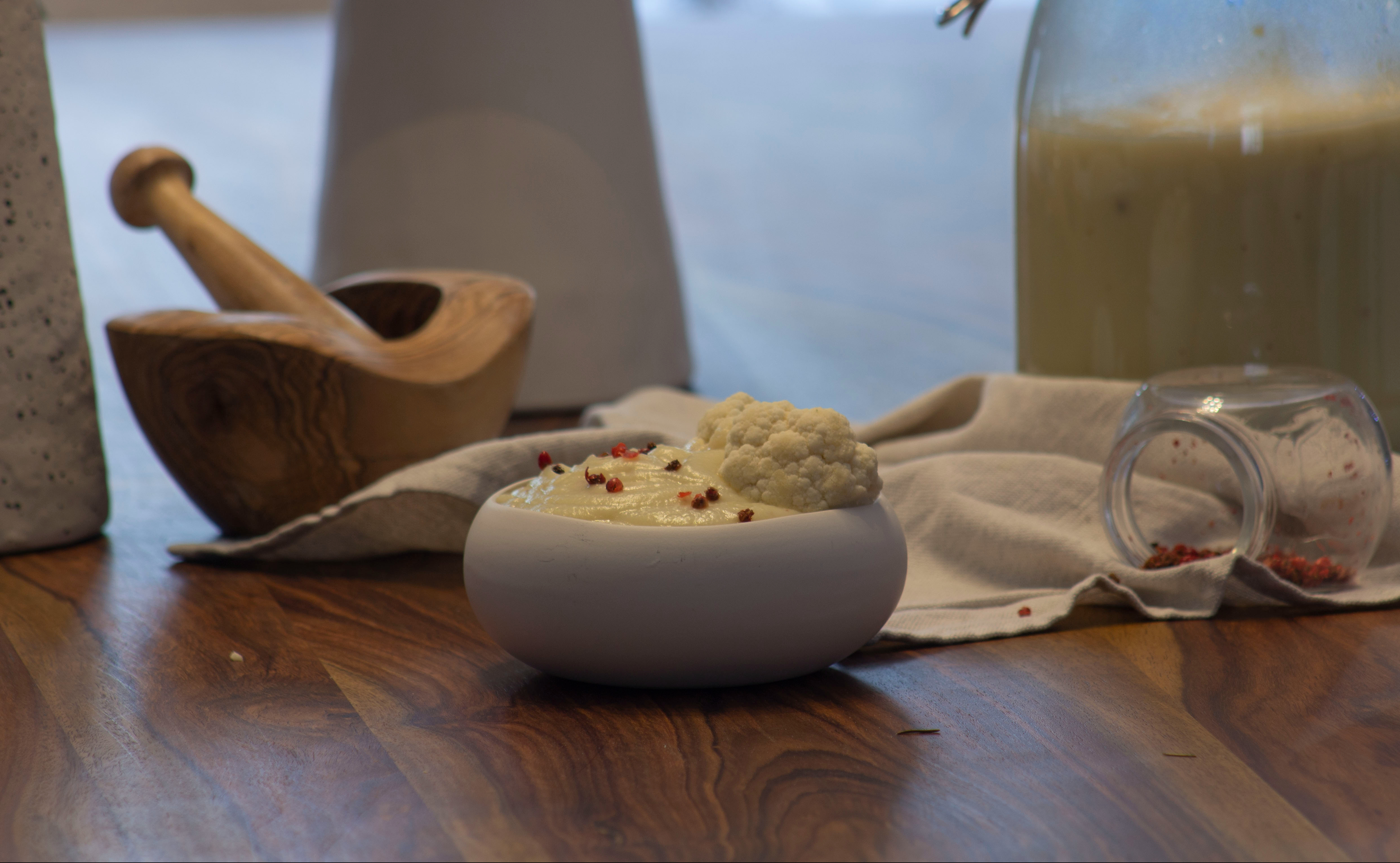 velouté de chou-fleur et panais
