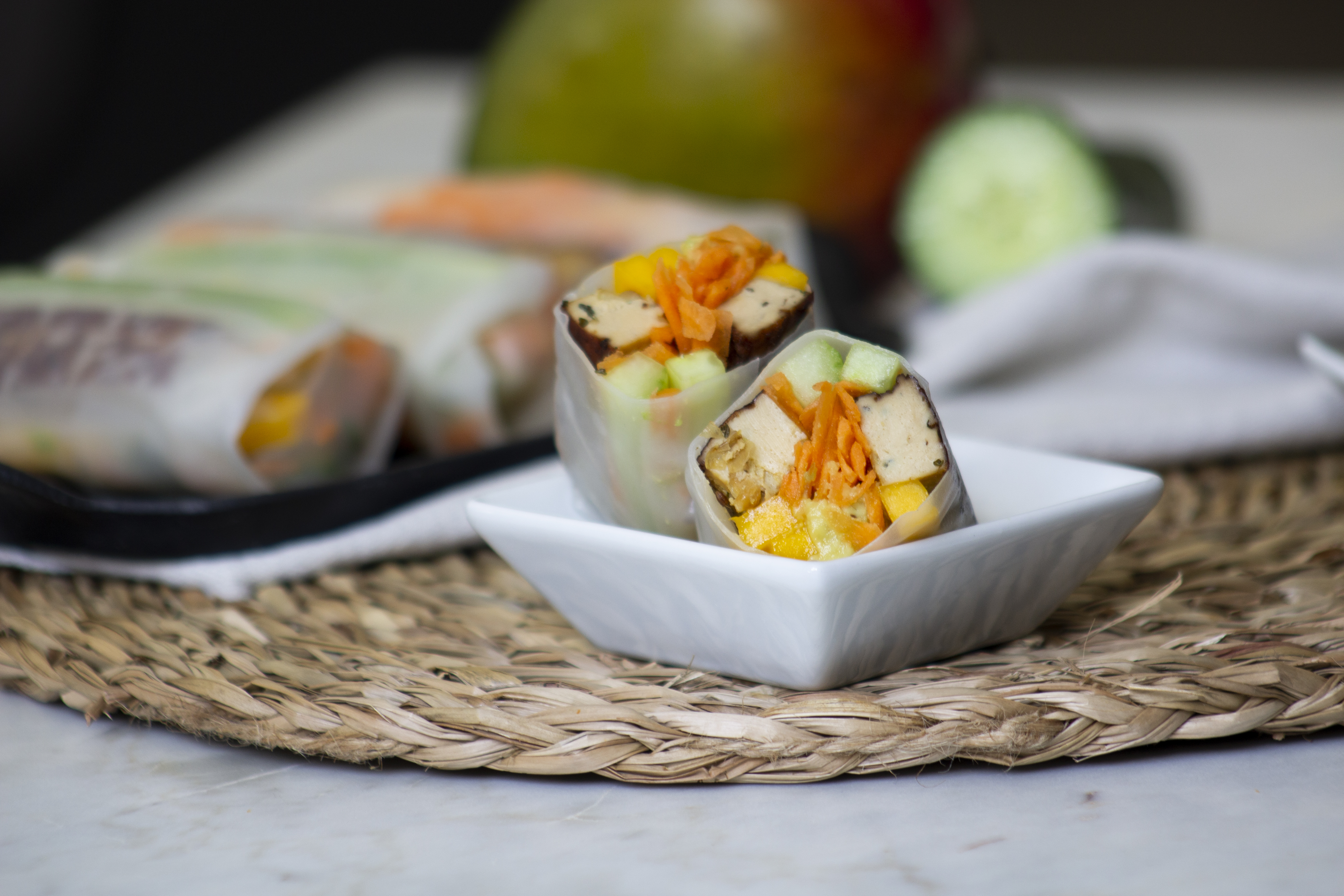 rouleaux de printemps vegan